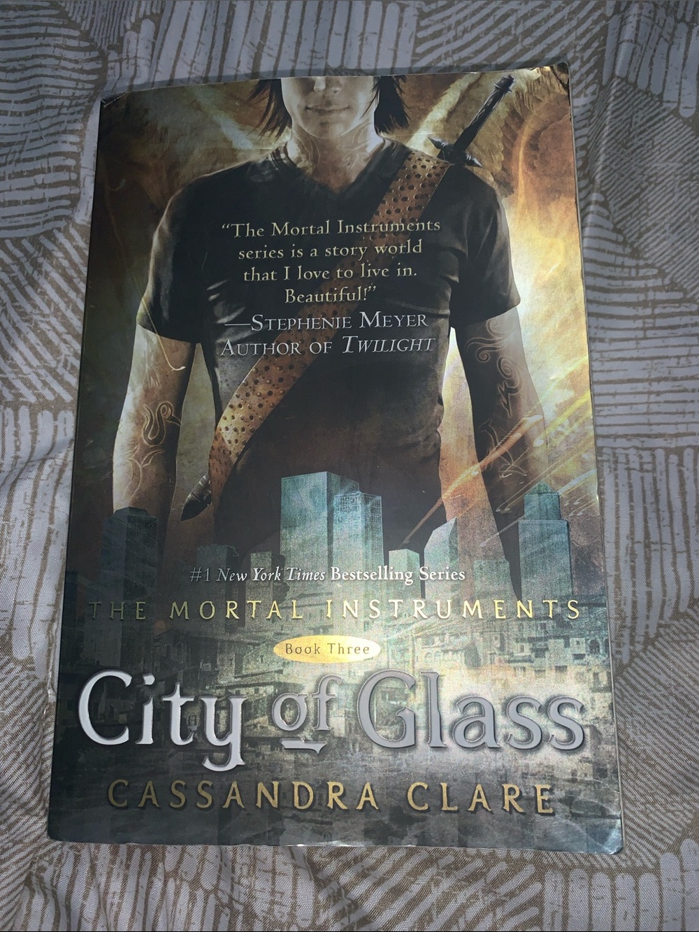 City of Glass by Cassandra Clare - Bronze and Gold Cover Paperback